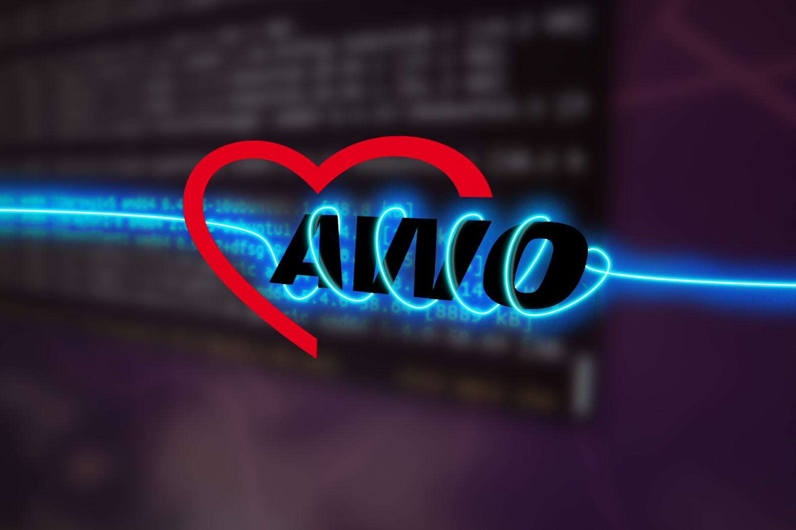 AWO Digital Logo mit Leuchteffekt